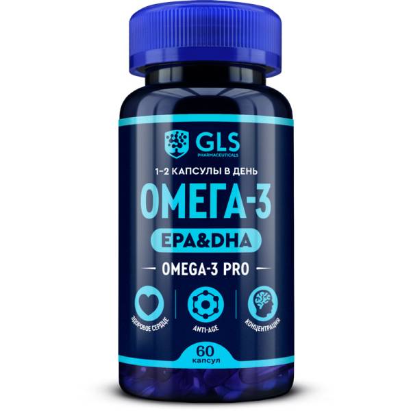 Изображение товара Омега-3 PRO GLS 60 капсул Омега-3 PRO GLS 60 капсул фотография