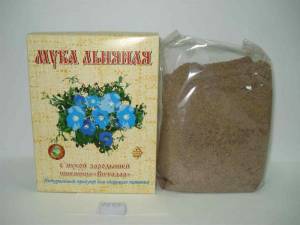 Льняная мука с мукой зародышей пшеницы витазар, 400 г